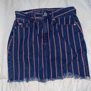 American Eagle Red White and Blue Skirt